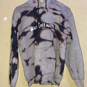 BLM bleached hoodie